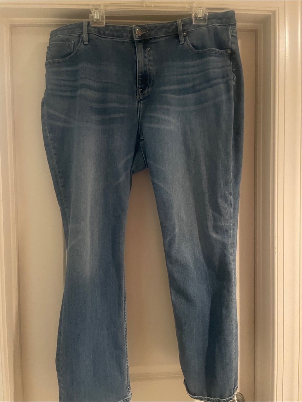Vigoss Women's Bootcut Jeans in Medium Blue Wash